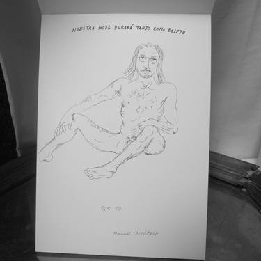 Print of Conceptual Men Drawings by Manuel Montero