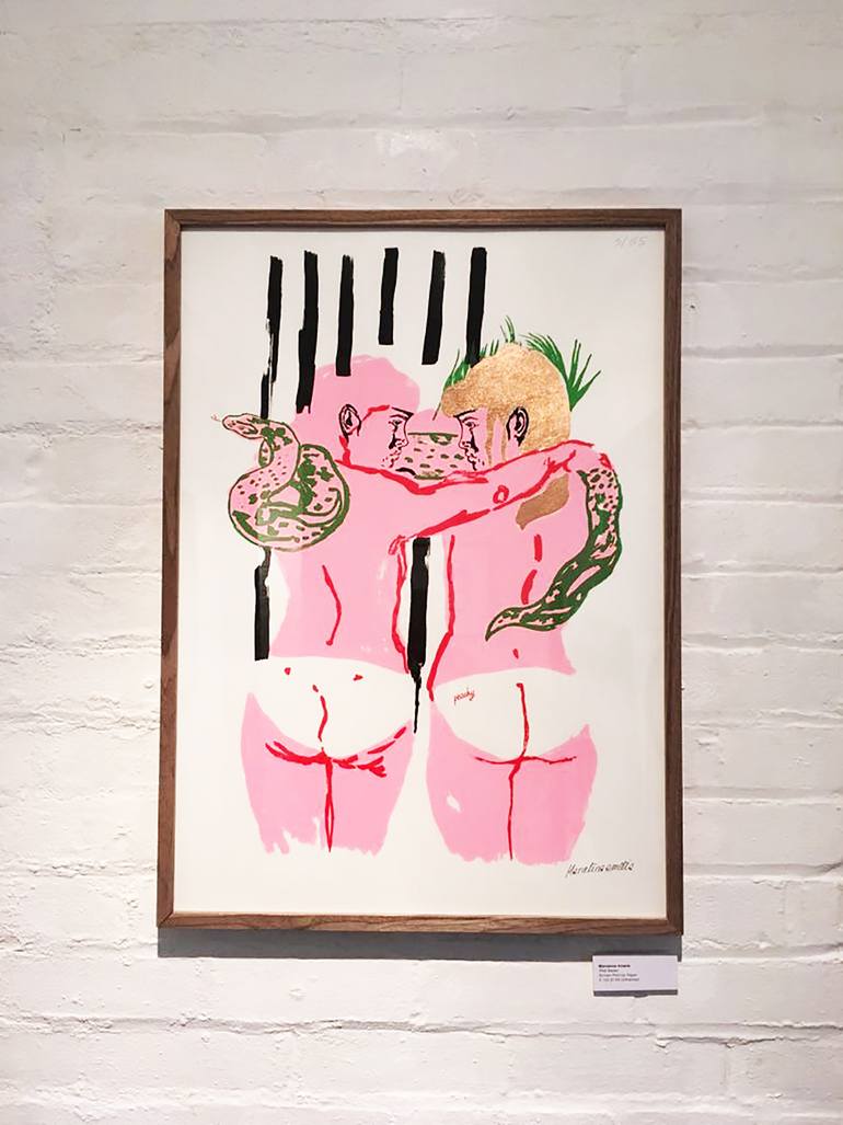 Original Pop Art People Printmaking by Marcelina Amelia