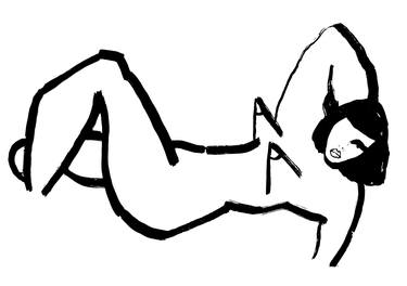 Original Cubism Nude Drawings by Marcelina amelia