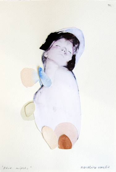 Original Abstract Body Collage by Marcelina amelia
