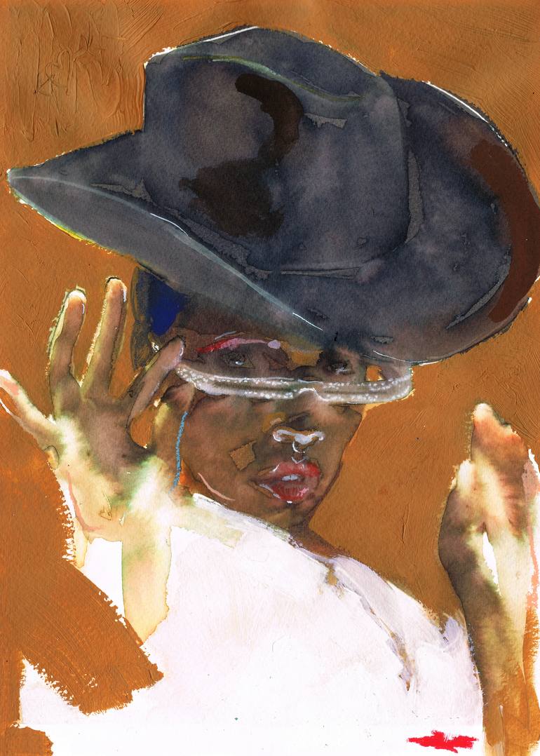 Original Figurative Pop Culture/Celebrity Paintings by Marcelina Amelia