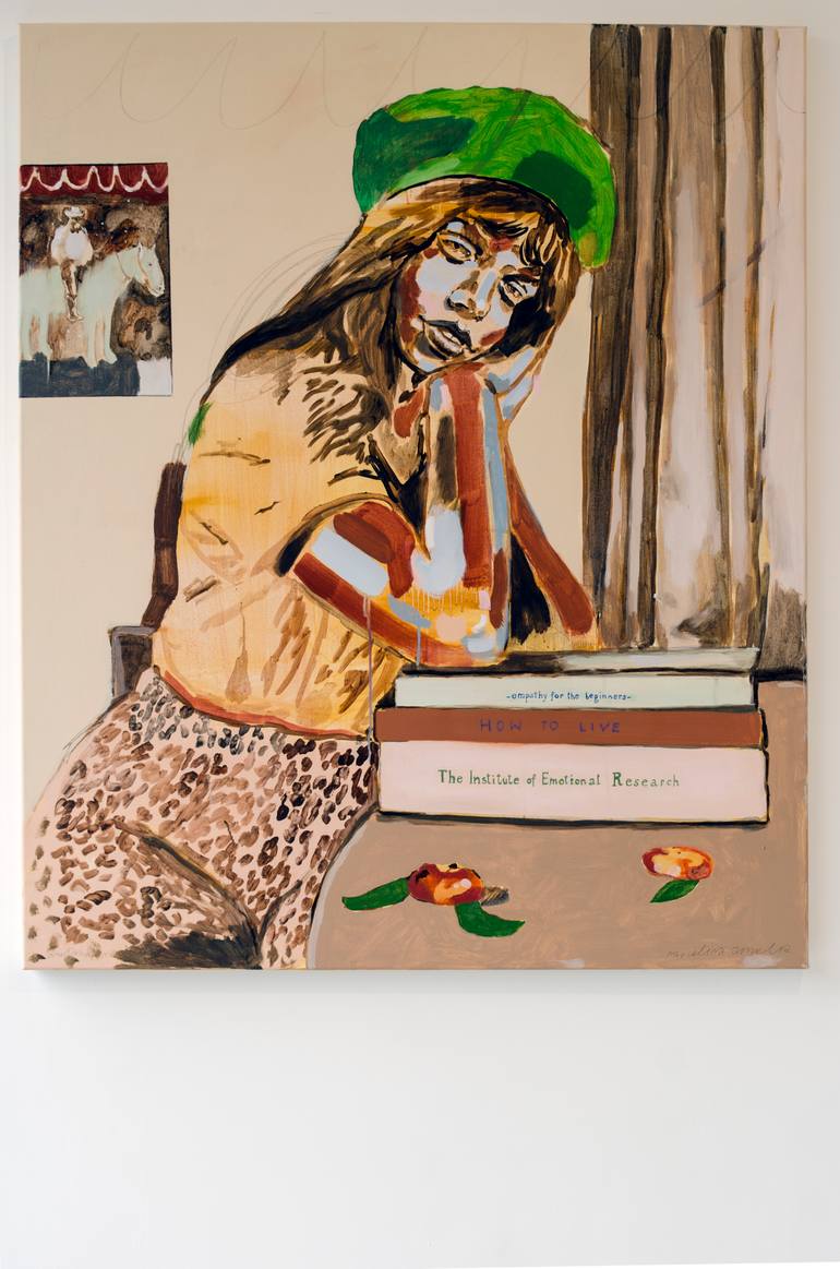 Original Expressionism Women Painting by Marcelina Amelia