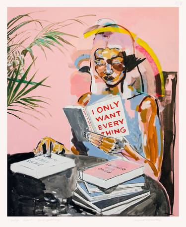 Saatchi Art Artist Marcelina amelia; Printmaking, “I ONLY WANT EVERYTHING - Limited Edition of 80” #art