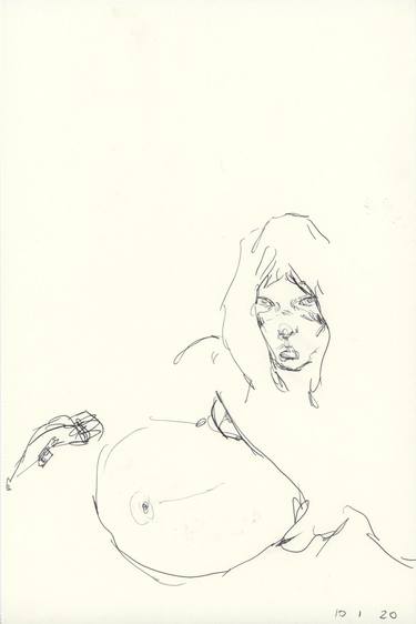 Original Women Drawings by Marcelina amelia