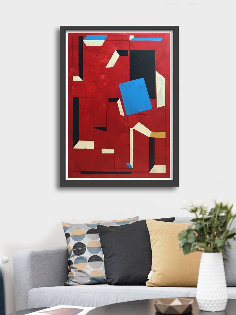 Original Geometric Painting by Nick Molloy