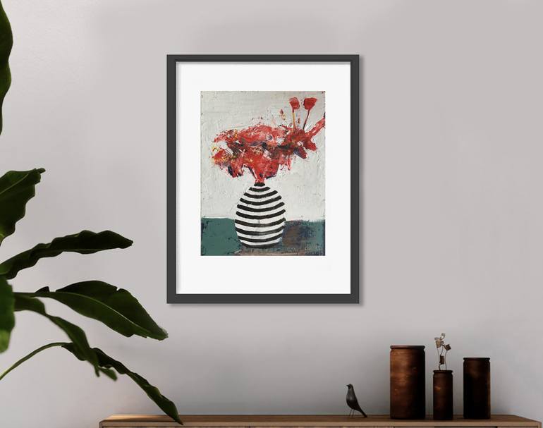 Original Contemporary Floral Painting by Nick Molloy