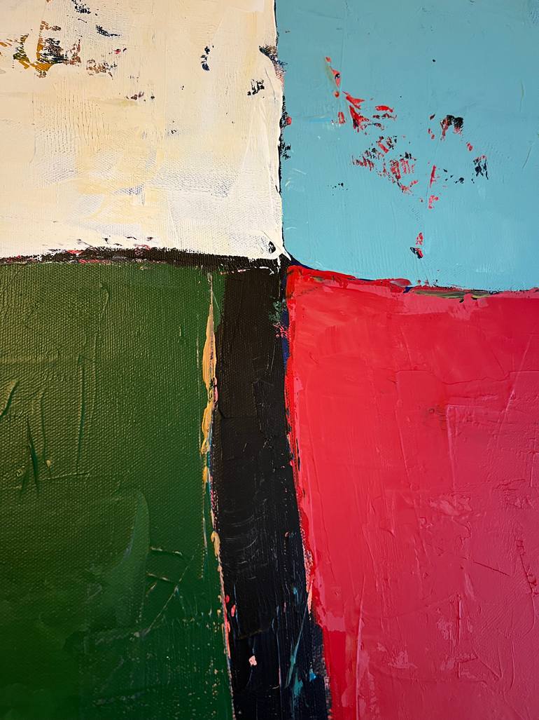 Original Geometric Abstract Painting by Nick Molloy