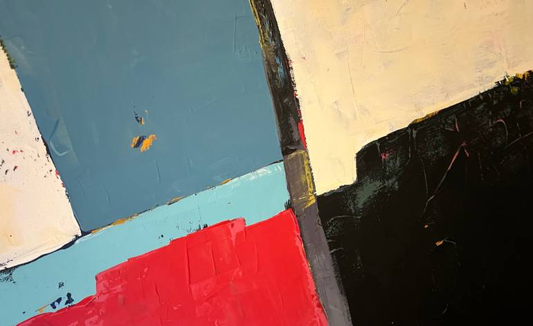 Original Geometric Abstract Painting by Nick Molloy