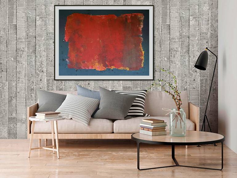 Original Bauhaus Abstract Painting by Nick Molloy
