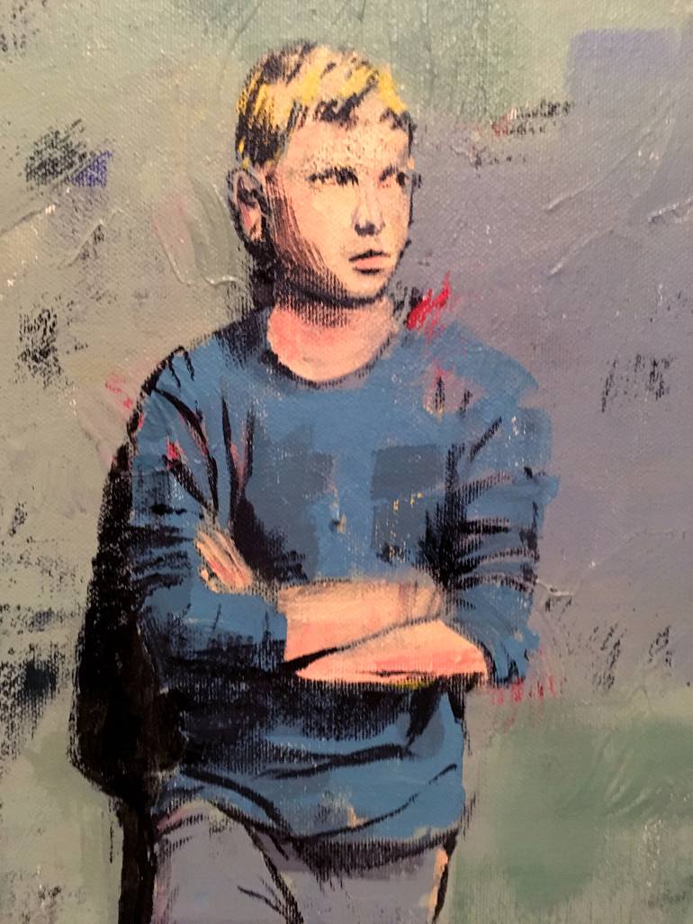 Original Minimalism Children Painting by Nick Molloy