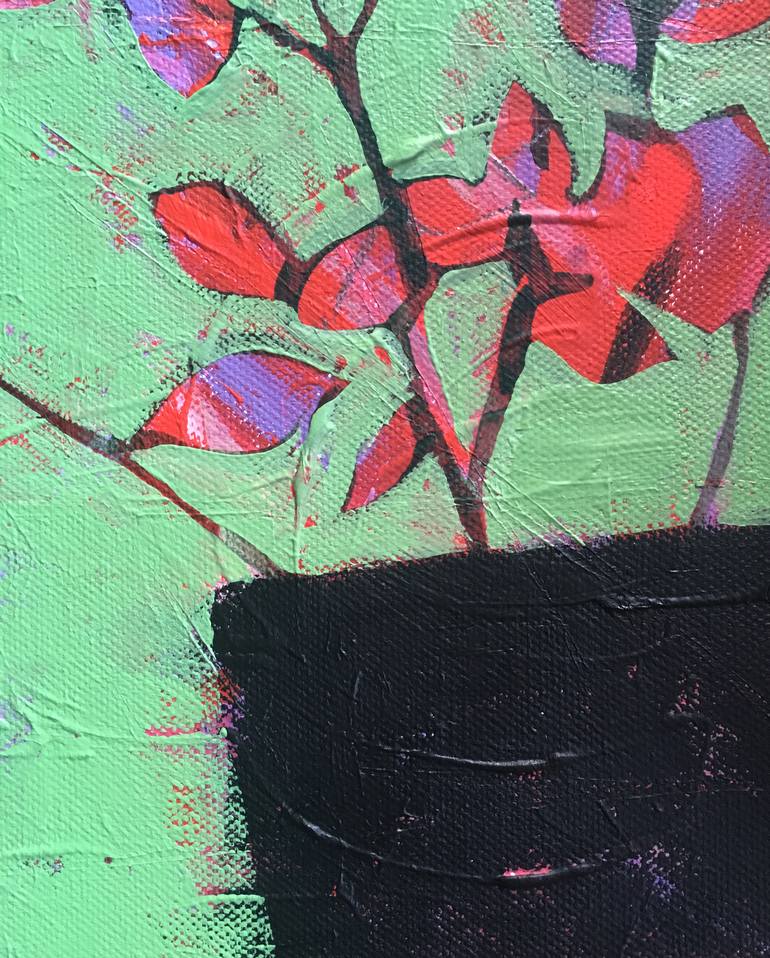 Original Expressionism Floral Painting by Nick Molloy