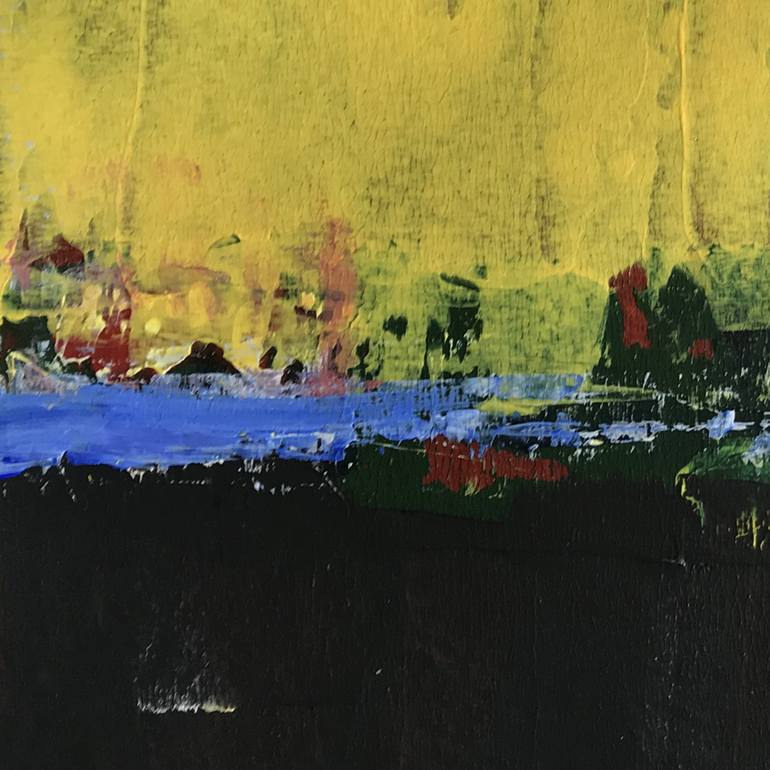 Original Abstract Expressionism Landscape Painting by Nick Molloy