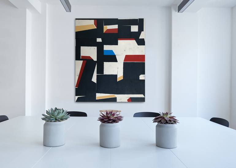 Original Cubism Geometric Painting by Nick Molloy