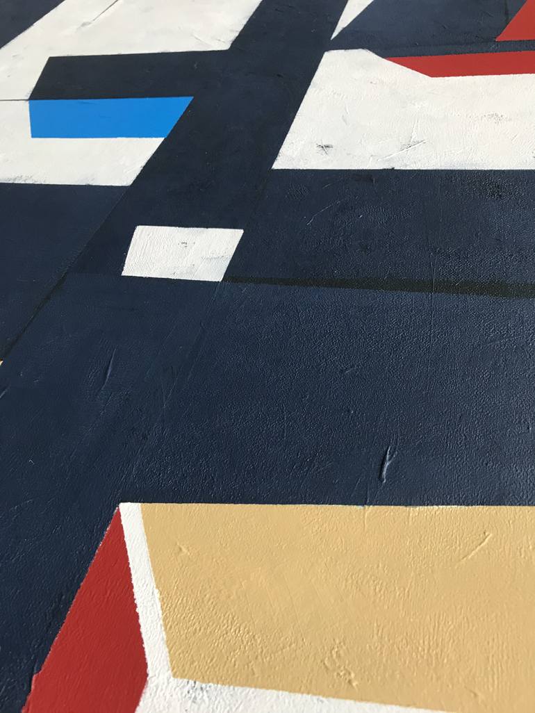 Original Cubism Geometric Painting by Nick Molloy