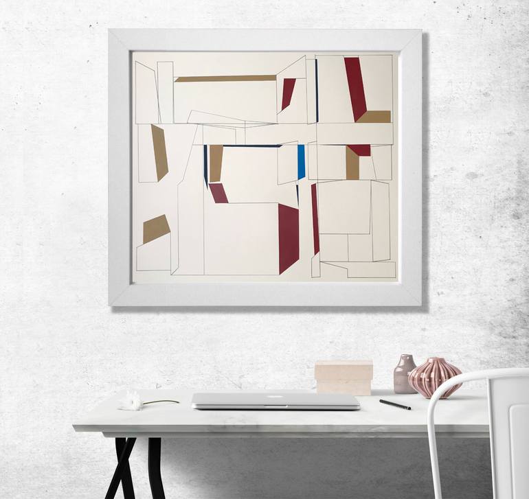 Original Geometric Painting by Nick Molloy