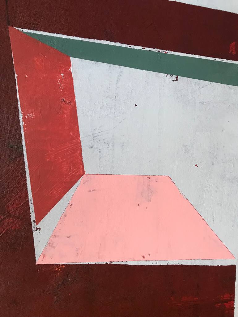 Original Abstract Geometric Painting by Nick Molloy