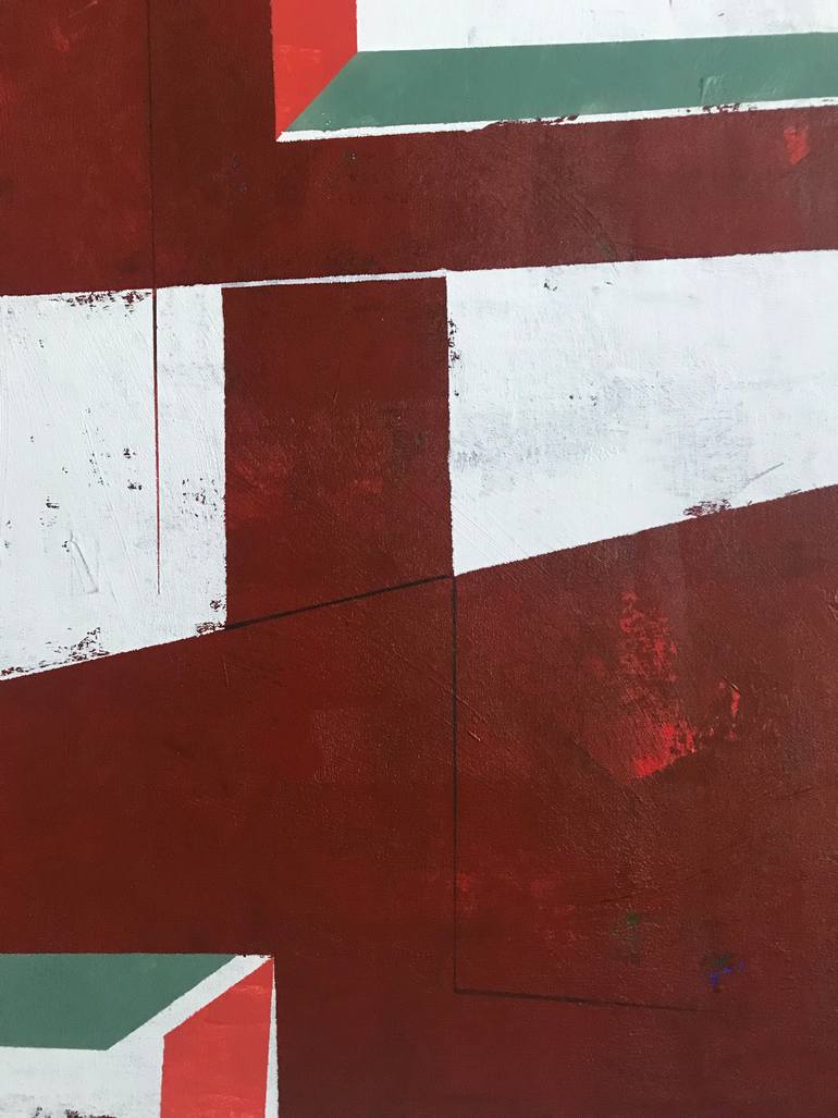 Original Abstract Geometric Painting by Nick Molloy