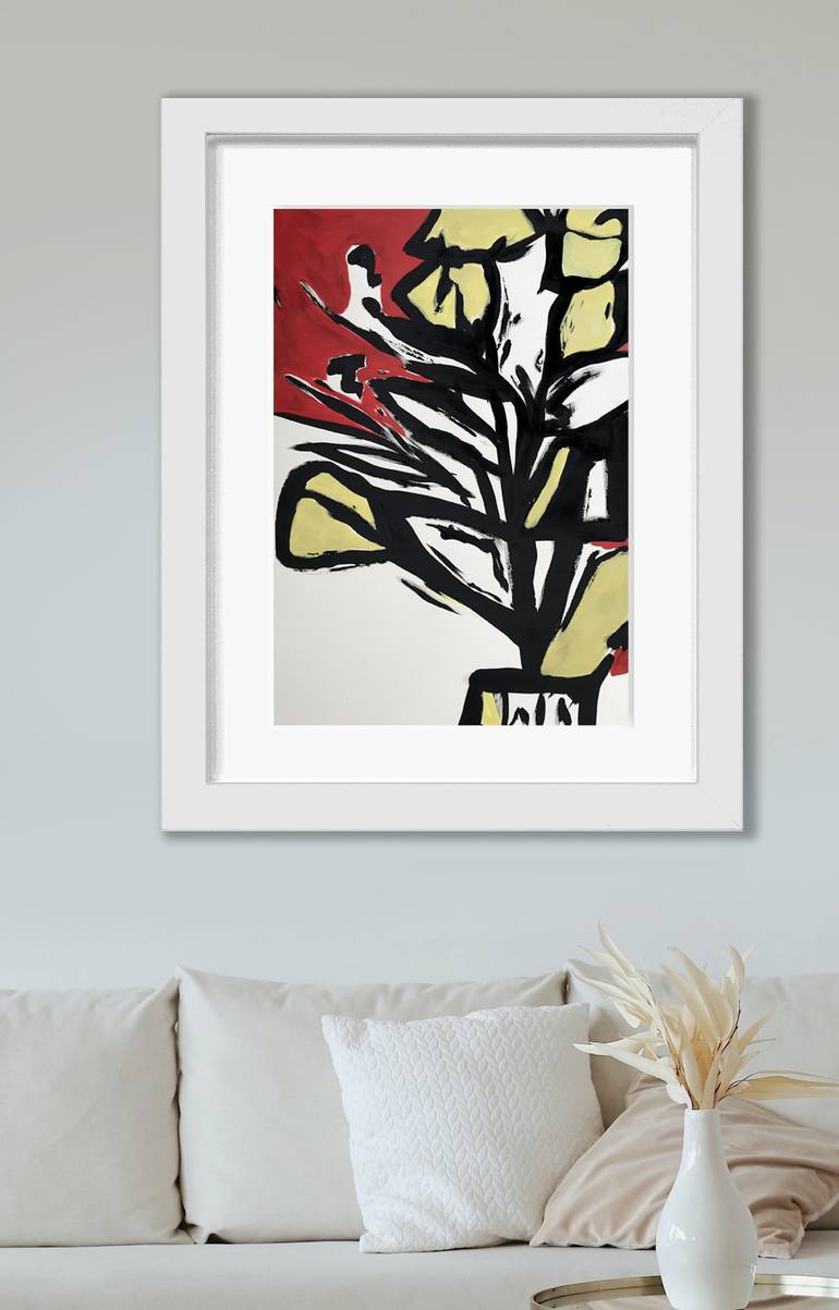 Original Expressionism Floral Painting by Nick Molloy