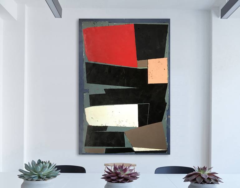 Original Minimalism Geometric Painting by Nick Molloy