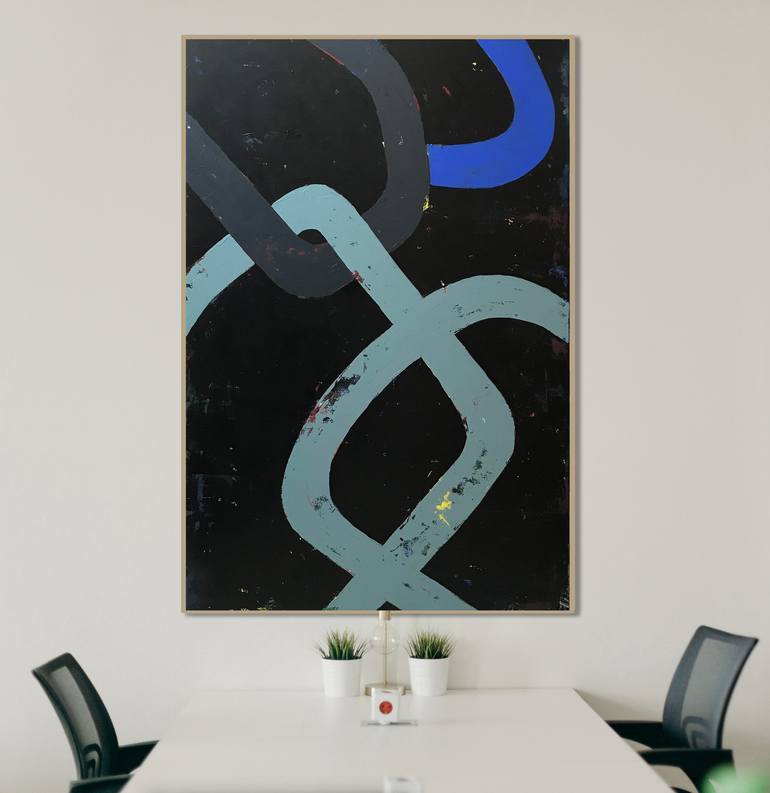 Original Geometric Painting by Nick Molloy