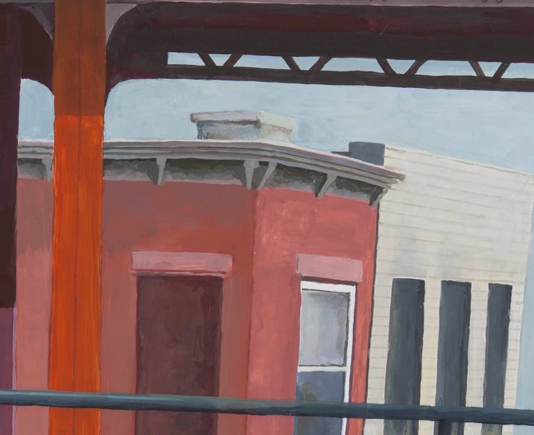 Original Modernism Cities Painting by Irina Zich