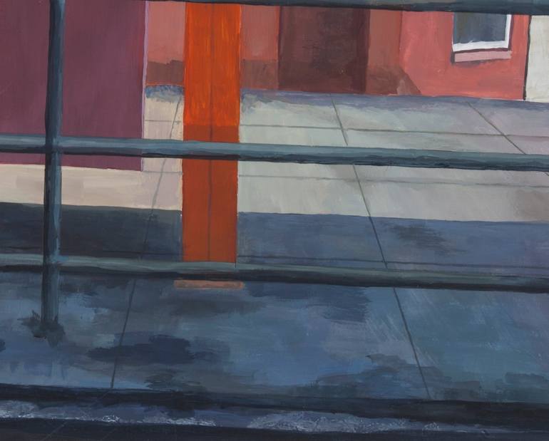 Original Modernism Cities Painting by Irina Zich