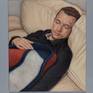 The portrait of a sleeping man, inspired by Lucian Freud