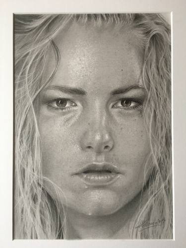 Print of Realism Portrait Drawings by Alan Keane