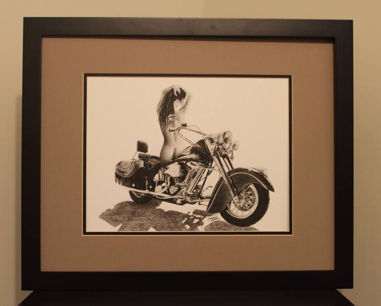Original Realism Transportation Drawing by Stephen Mccall