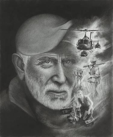 Original Portrait Drawing by Stephen McCall