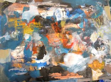 Original Abstract Expressionism Abstract Paintings by Diane Metzger