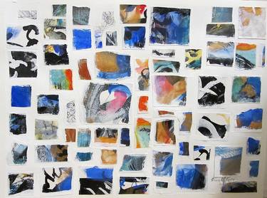 Original Abstract Collage by Diane Metzger