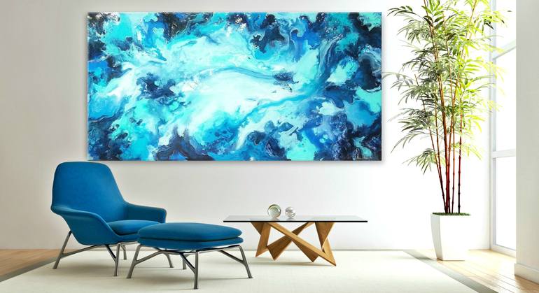 Original Abstract Painting by Ana Monsanto