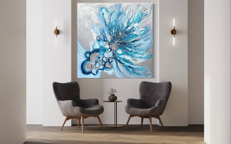 Original Abstract Expressionism Abstract Painting by Ana Monsanto