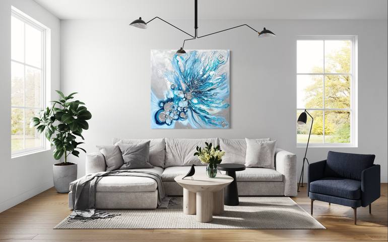 Original Abstract Expressionism Abstract Painting by Ana Monsanto