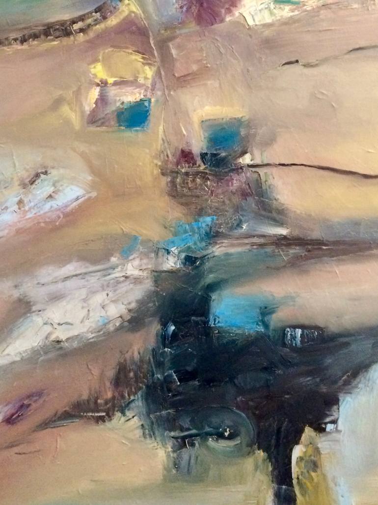 Original Dada Abstract Painting by Giedre Zukauskaite