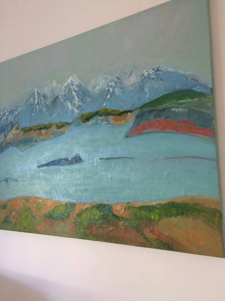 Original Abstract Expressionism Abstract Painting by Giedre Zukauskaite