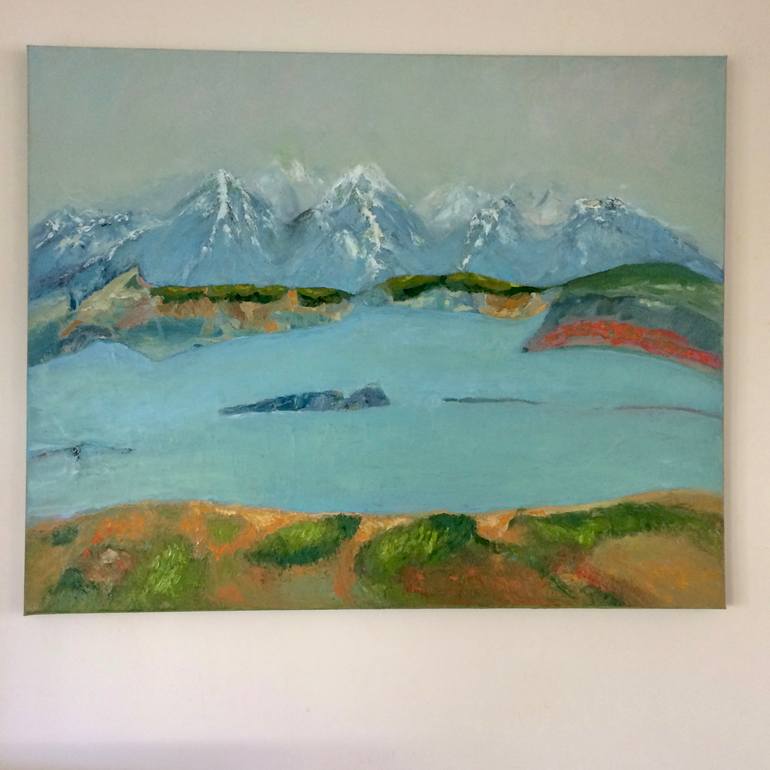 Original Abstract Expressionism Abstract Painting by Giedre Zukauskaite