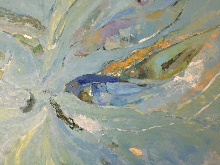 Original Abstract Expressionism Abstract Painting by Giedre Zukauskaite