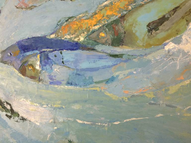 Original Abstract Expressionism Abstract Painting by Giedre Zukauskaite