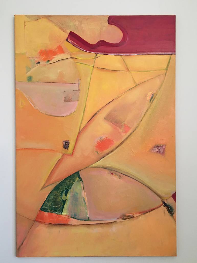 Original Abstract Expressionism Abstract Painting by Giedre Zukauskaite