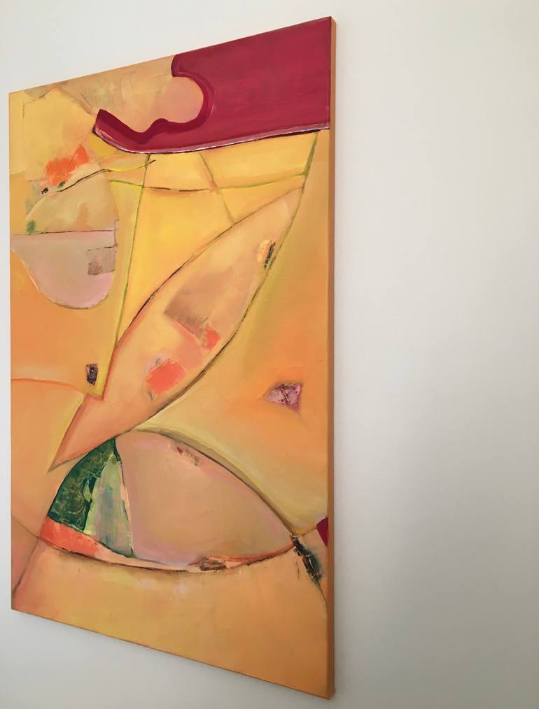 Original Abstract Expressionism Abstract Painting by Giedre Zukauskaite