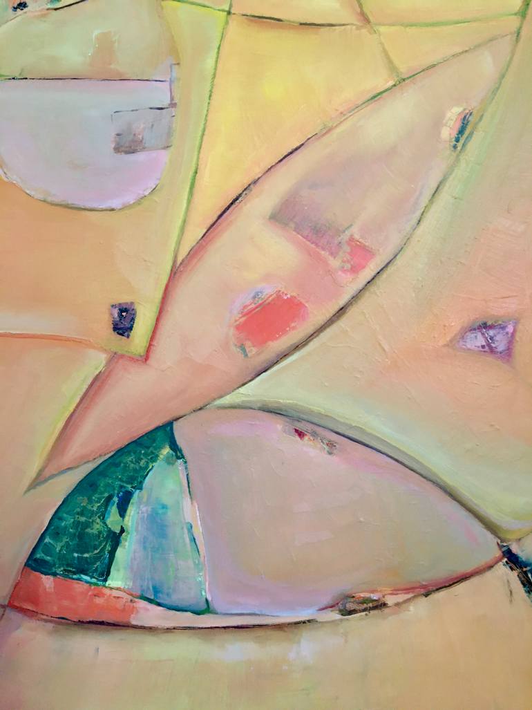 Original Abstract Expressionism Abstract Painting by Giedre Zukauskaite