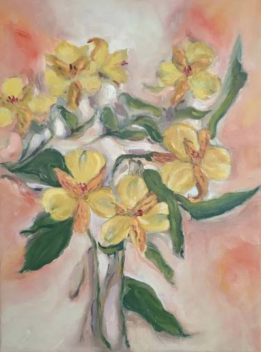 Print of Floral Paintings by Giedre Zukauskaite