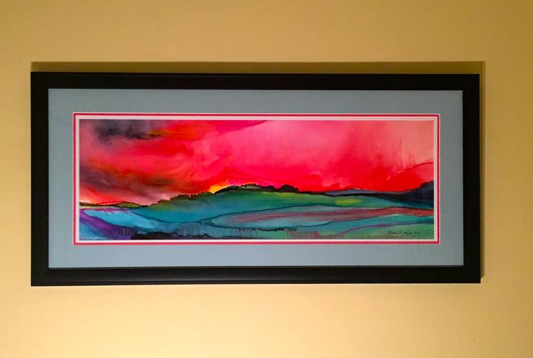 Original Abstract Landscape Painting by Linda Hill