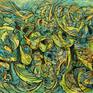 Painting n°1 (Acrylic canvas 266x160 cm.)