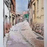 Los Ranchos street, Viana, Navarra. by LUIS GARCIA DEL VALLE
