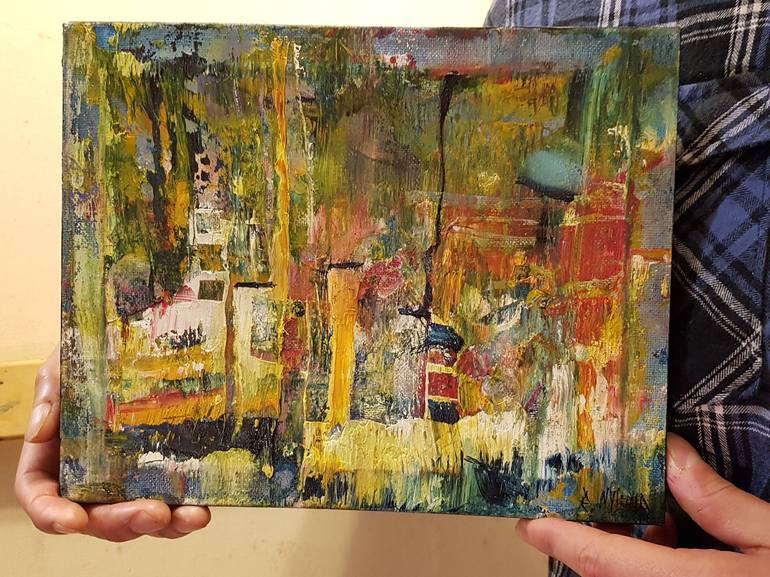 Original Abstract Painting by Raymond Nylund