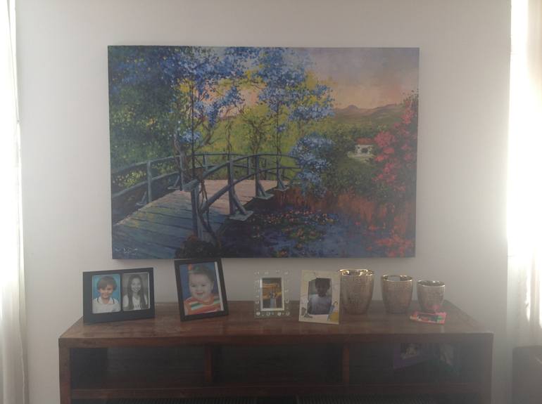 Original Art Deco Nature Painting by Dejair Dos Santos