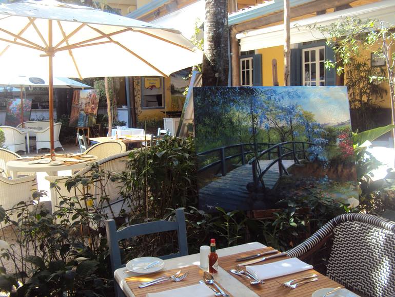 Original Art Deco Nature Painting by Dejair Dos Santos
